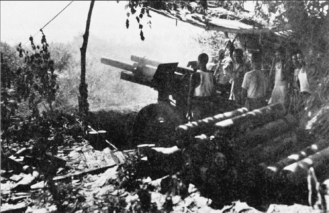 密支那炮兵阵地