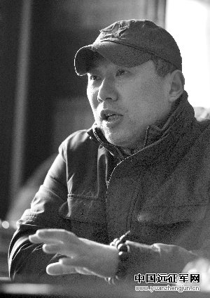 南京民间抗日战争博物馆馆长吴先斌 现代快报记者 马晶晶 摄