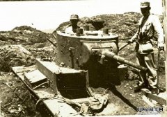 松山缴获的日军战车